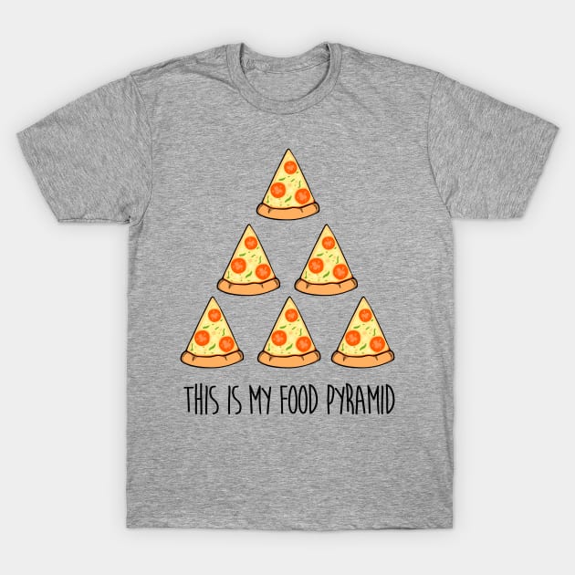 This is my food pyramid T-Shirt by Melonseta